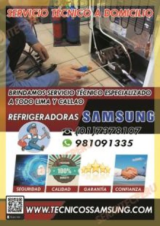 soluciones Servicio Técnicos refrigeradoras SAMSUNG 981091335  BELLAVISTA CALLAO